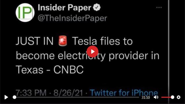 ShariRaye! Boom! Update Big Intel! Tesla Electricity In Texas! August 27th - September 11th