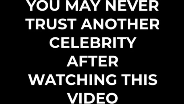 You May Never Trust Another Celebrity After Watching This Video-F**K Hollywierd!! 25-8-2021