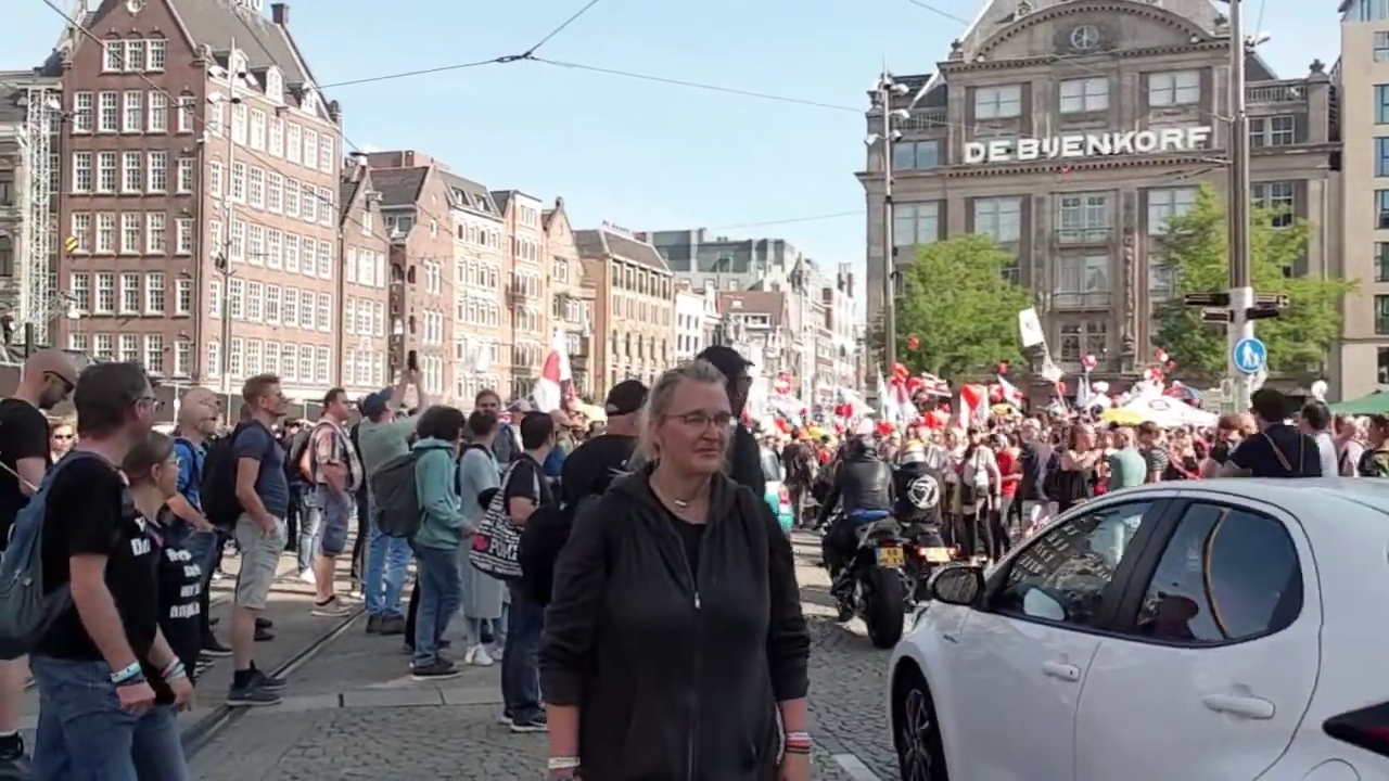 PNN Amsterdam Demo protest 5-9-2021