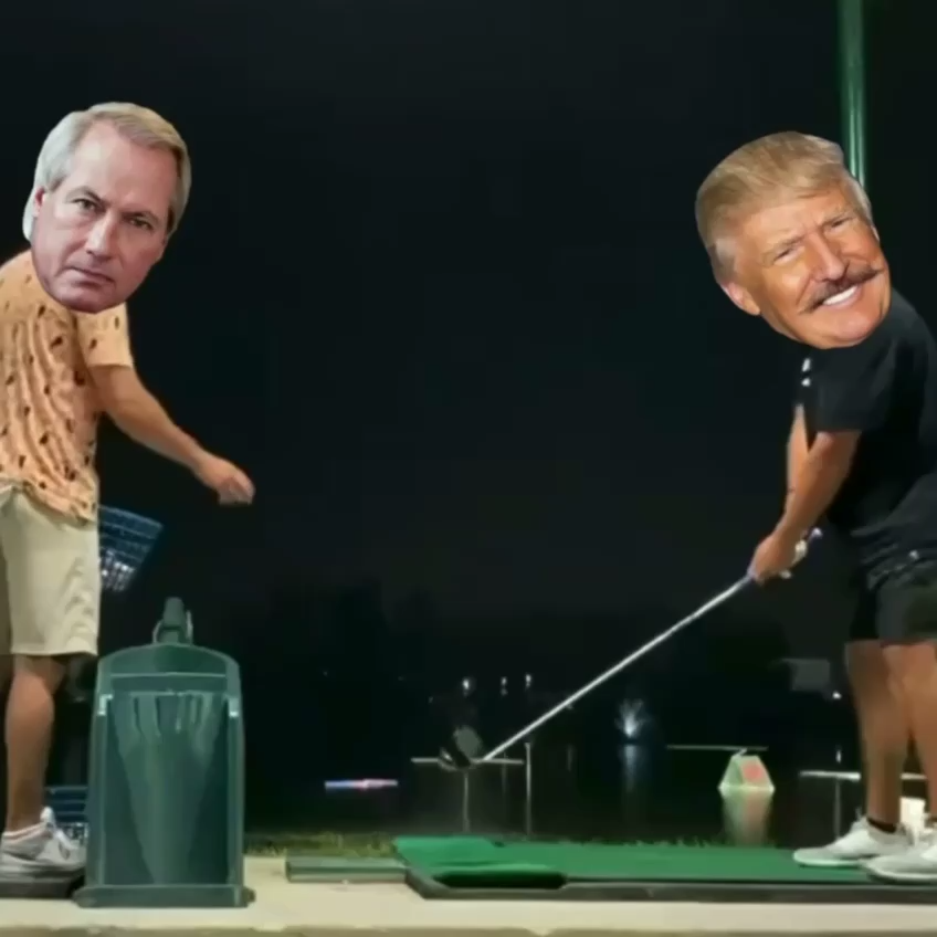 Golfing Trump 12-9-2021
