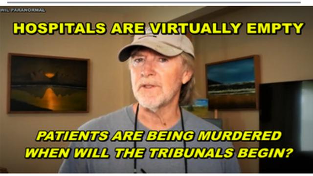 HOSPITALS VIRTUALLY EMPTY - PATIENTS BEING MURDERED - MILITARY TRIBUNALS SET FOR GUANTANAMO 16-9-2021