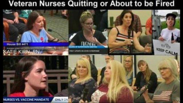 MILLIONS OF NURSES ARE RESIGNING OR BEING FIRED OVER COVID VAXX MANDATES 6-9-2021