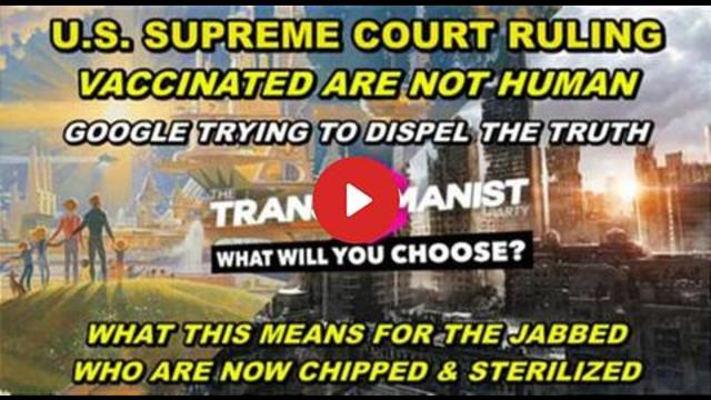 SUPREME COURT RULING 'VACCINATED ARE NOT HUMAN'/PEOPLE WORLDWIDE SCREAM OUT TRUTH ABOUT VACCINE 23-9-2021