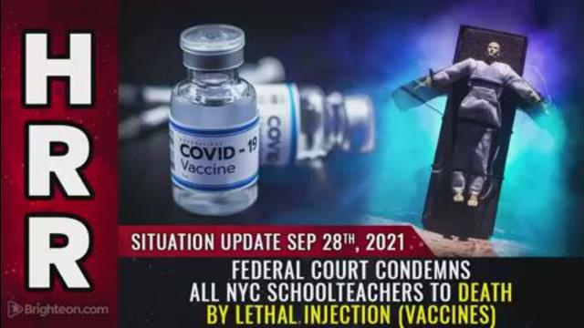 Situation Update, Sep 28th, 2021 - Federal court condemns all NYC schoolteachers to death 28-9-2021