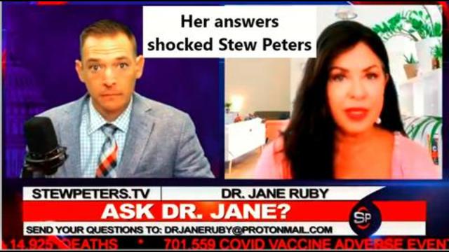 Why do some get sick from the jab and others do not. Dr. Jane Ruby answers that question and more 24-9-2021