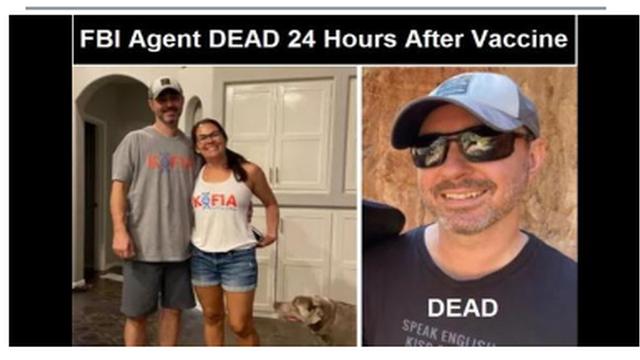 45-YEAR-OLD FBI SPECIAL AGENT DIES LESS THAN 24 HOURS AFTER RECEIVING THE PFIZER COVID-19 VACCINE !! 26-10-2021