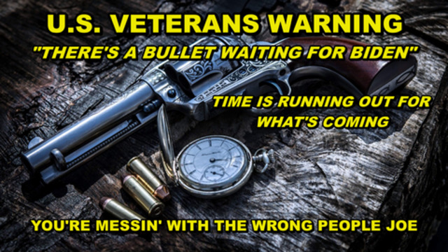 BIDEN WARNS VETERANS: GET VACCINATED OR LOSE YOUR HEALTH CARE - VET'S RESPONSE - I GOT A BULLET 4 YA 19-10-2021