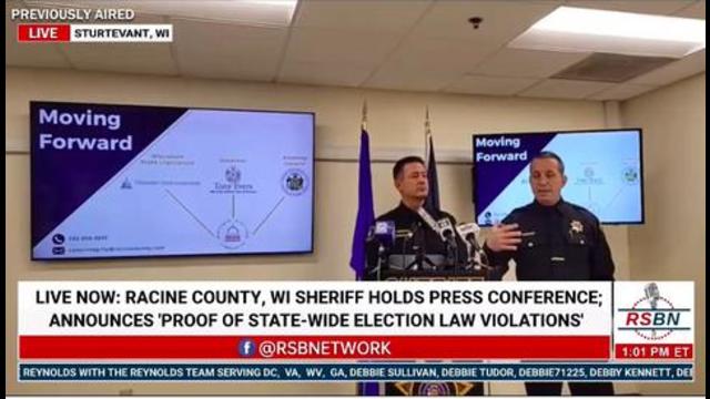 BREAKING: Wisconsin Sheriff Press Conference Revealing Proof Of State-Wide Election Law Violations 28-10-2021