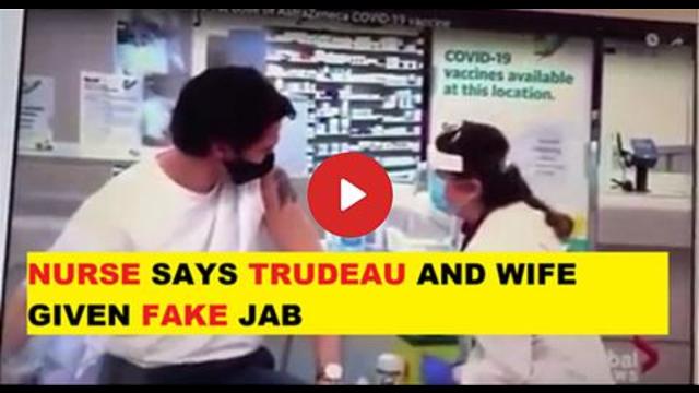 CANADIAN NURSE SAYS TRAITOR JUSTIN TRUDEAU WAS GIVEN A FAKE VAX 21-10-2021