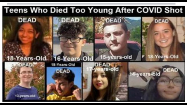 EXPOSED! AS DEATHS TO TEENS INCREASE AFTER COVID19 SHOTS PFIZER ASKS FDA TO INJECT 5 TO 11-YEAR-OLDS 17-10-2021