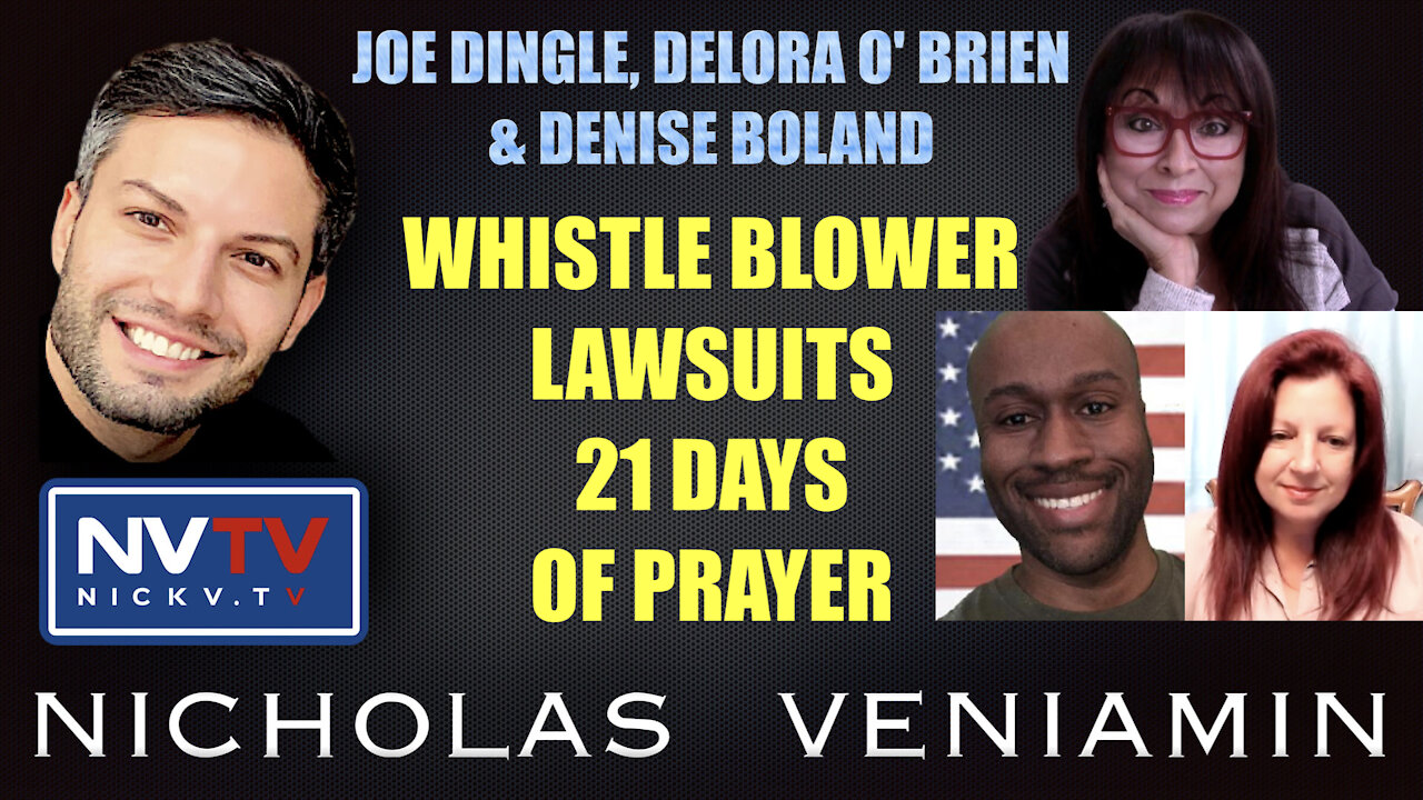 Joe, Debora & Denise Discusses Whistle Blowers and 21 Days of Prayer with Nicholas Veniamin 30-9-2021