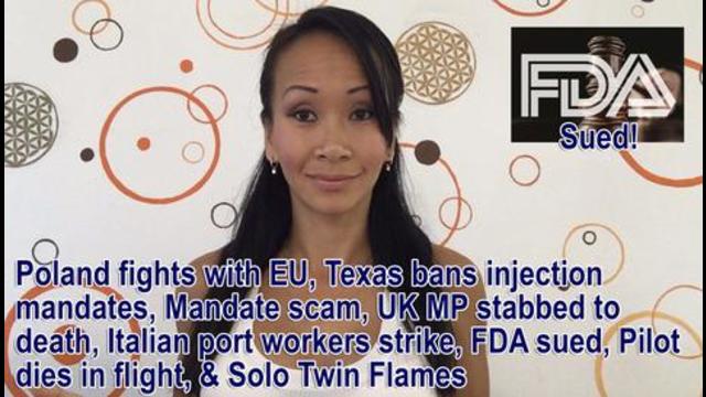 Poland fights with EU Texas bans injection mandates Mandate scam UK MP stabbed to death and more 17-10-2021