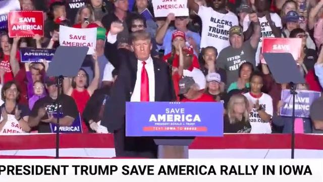 President Trump Inspires Patriots To Take Back America At MAGAA Rally In Des Moines Iowa 10-10-2021