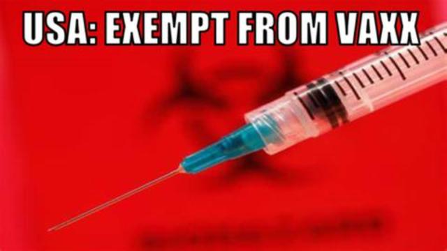 The groups that have been exempted from getting the vaccine: THIS WILL ASTOUND YOU 3-10-2021