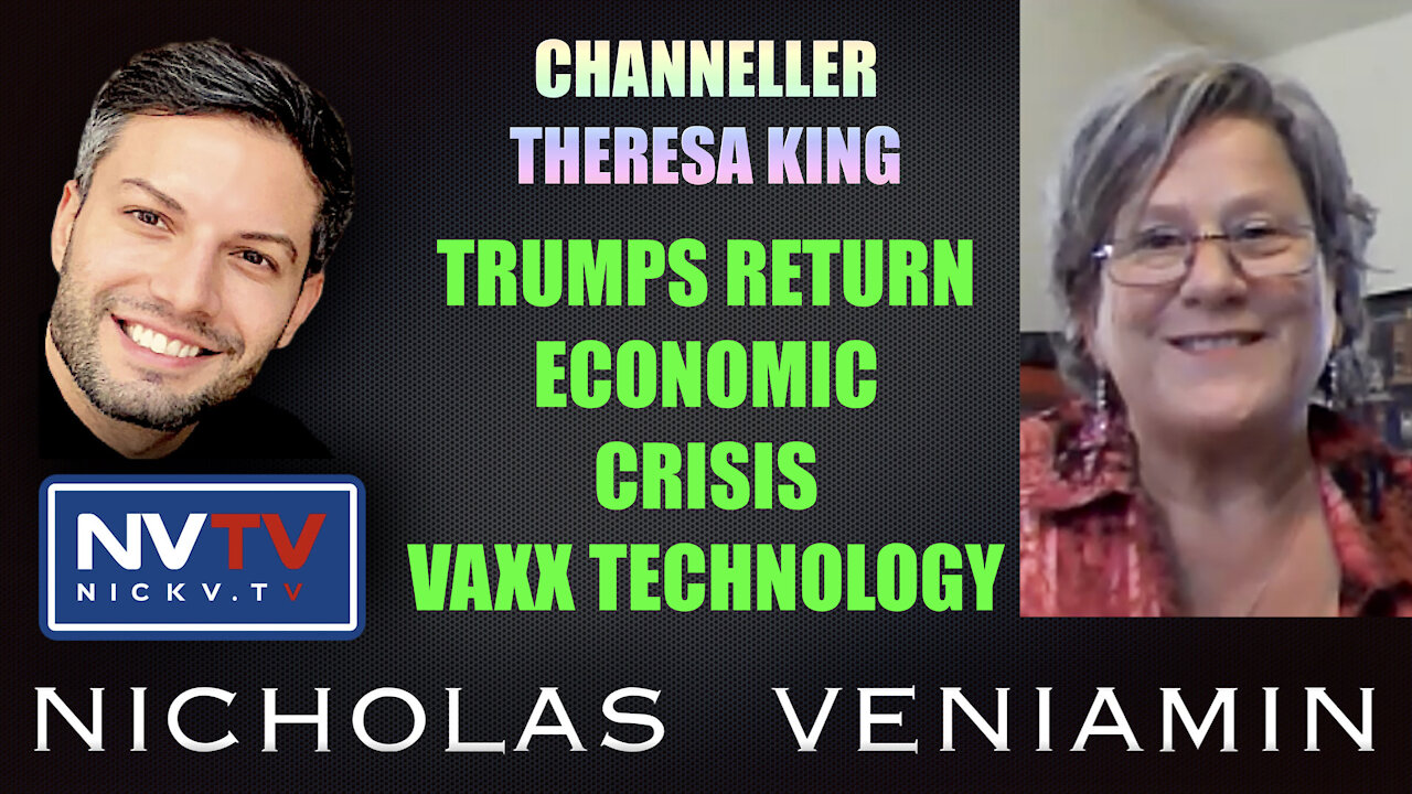 Theresa King Discusses Trumps Return, Economic Crash and Vaccine Technology with Nicholas Veniamin 1-10-2021