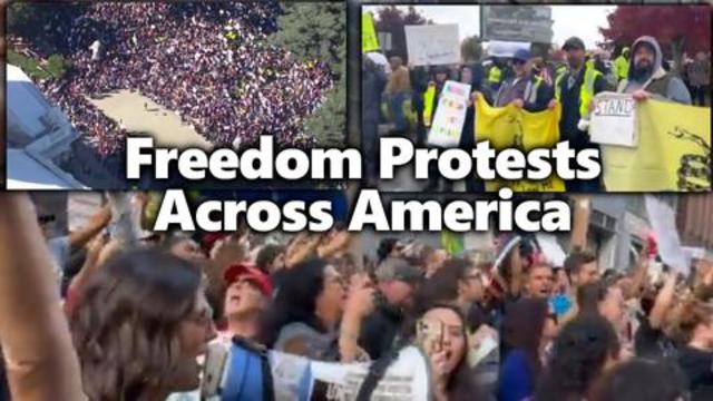 USA Protests ERUPT: New York, Florida, Texas, Washington, California ALL Rising For Medical Freedom 19-10-2021