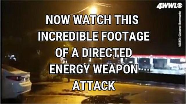 Direct energy weapon in action - DEW Weapon in Action 6-11-2021