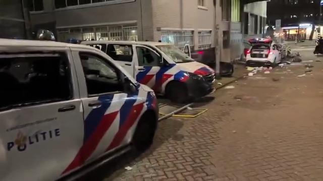 Netherlands Freedom Fighters Destroy Covid-Cop Cars in Full-On Rebellion Against Mandatory Jab 20-11-2021