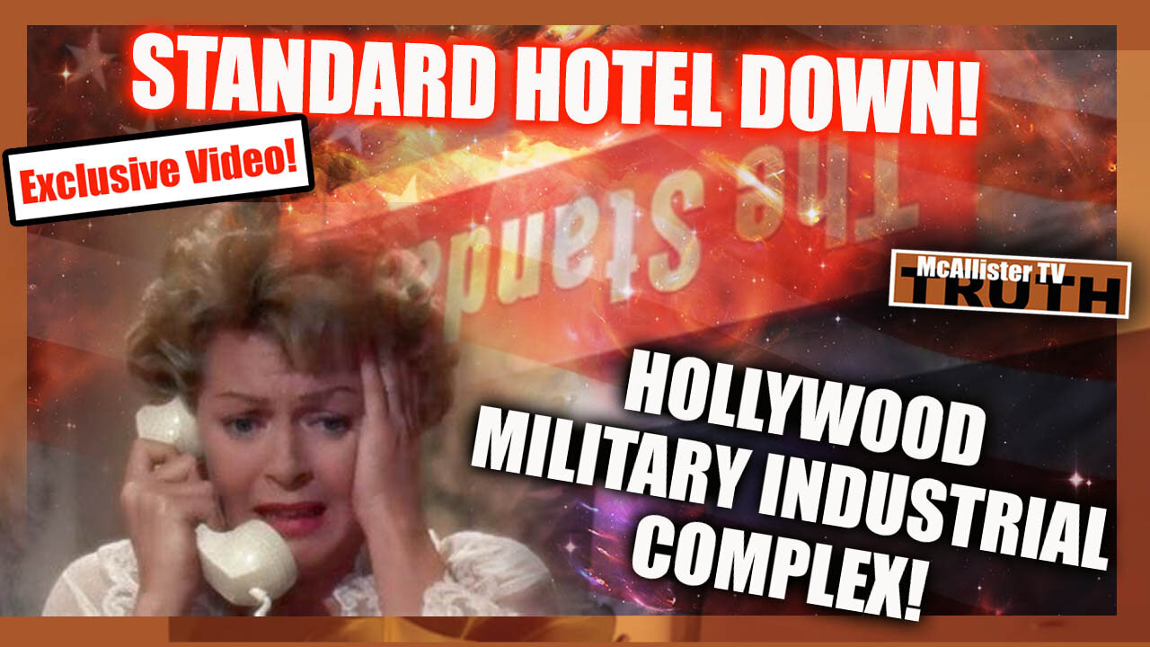 STANDARD HOTEL SHUT DOWN! BOARDED UP! HOLLYWOOD MILITARY COMPLEX! ROSS HUNTER! 9-11-2021