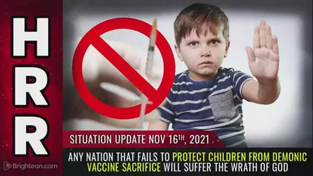 Situation Update, Nov 16, 2021 - Any nation that fails to protect CHILDREN from demonic vaccine sacr 17-11-2021