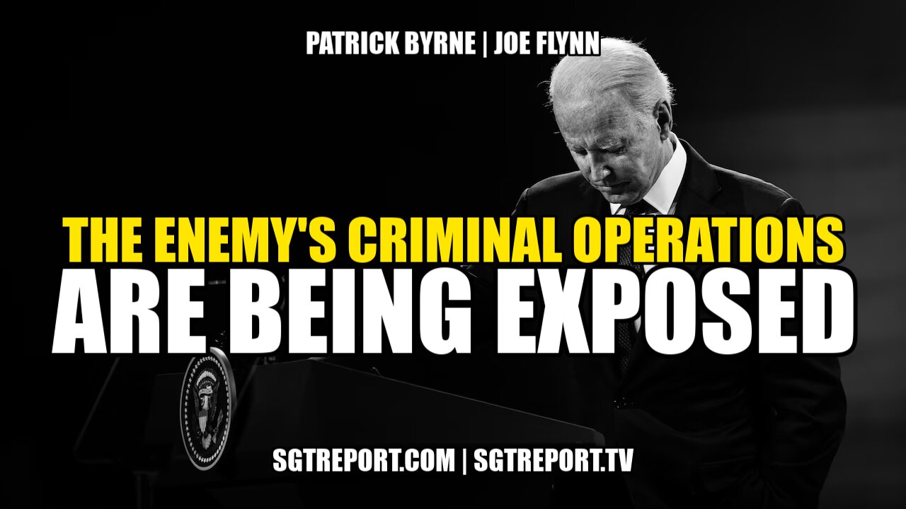 THE ENEMY'S CRIMINAL OPERATIONS ARE BEING EXPOSED - PATRICK BYRNE & JOE FLYNN 30-11-2021