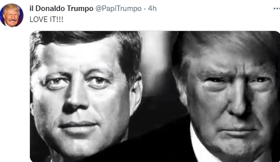 Trump's awesome posts - JFK! What is your greatness? 22-11-2021