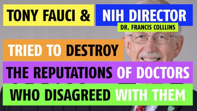 Anthony Fauci and NIH Director tried to destroy doctors who disagreed with them, new emails reveal 24-121-2021