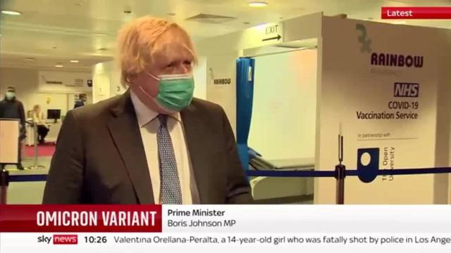 BoJo confesses that 90% of the patients in Intensive Care are double jabbed but NOT boosted 30-12-2021