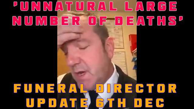 British Funeral Director John O'Looney Update - 'Unnatural Large Number of Deaths' 8-12-2021