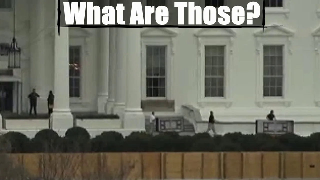 Big Objects Coming Out Of The White House Again - Are Those Feds? 25-1-2022