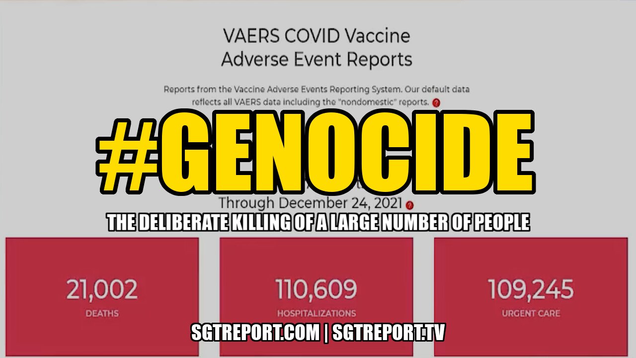 #GENOCIDE: THE DELIBERATE KILLING OF A LARGE NUMBER OF PEOPLE -- DR. NORTHRUP | CLARK 12-1-2022