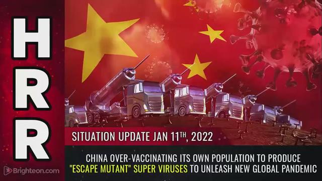 Situation Update, 1/11/22 - China over-vaccinating its own population... 11-1-2022