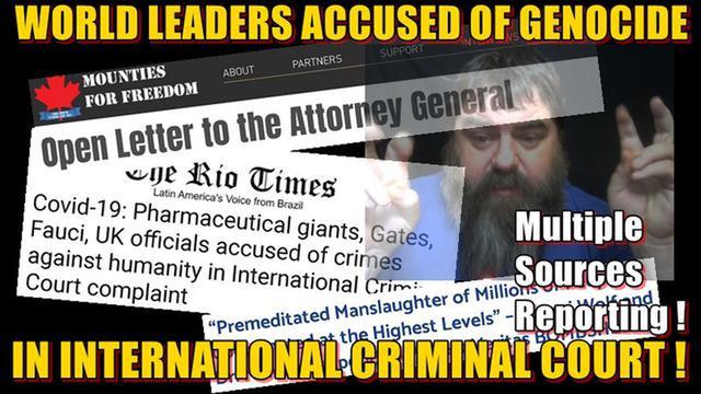 WORLD LEADERS ACCUSED OF GENOCIDE IN COURT DOCS !! 21-1-2022