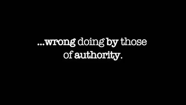 WRONG DOING BY THOSE OF AUTHORITY! 17-1-2022