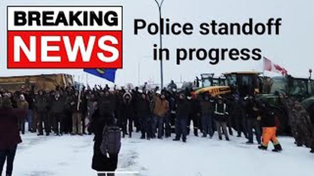 BREAKING: From the ground at the Alberta border 3-2-2022