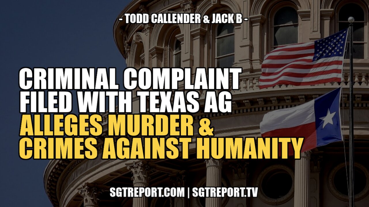 CRIMINAL COMPLAINT FILED IN TEXAS ALLEGES MURDER & CRIMES AGAINST HUMANITY 10-2-2022