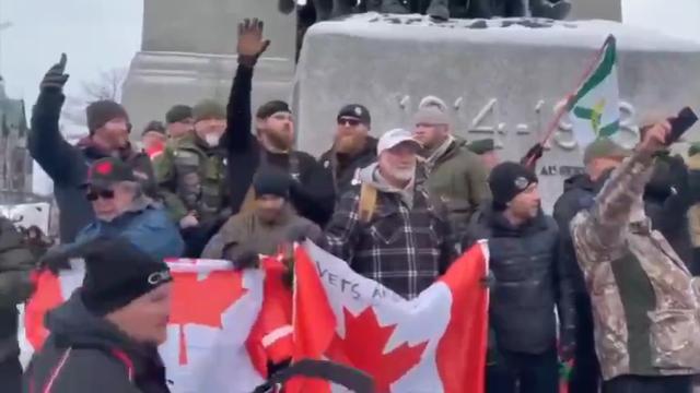 Canadian Vets Liberate Their War Memorial, Humiliate the Snake News, Then Shame Police into Leaving 14-2-2022