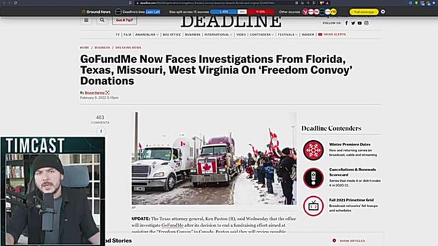 GoFundMe Under Investigation In 4 States For Deceptive Acts For Trying To STEAL Freedom Convoy 11-2-2022