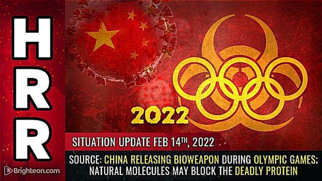 Mike Adams SOURCE China releasing BioWeapon during Olympic Games 15-2-2022