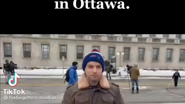 Really Making Fun of Trudeau - Hockey Playing At the "Protest" Called Terrorists 13-2-2022