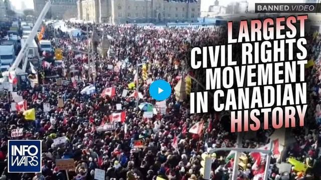 This Is the Single Largest Civil Rights Movement to Ever Occur in Canada, says Canadian Journalist 13-2-2022