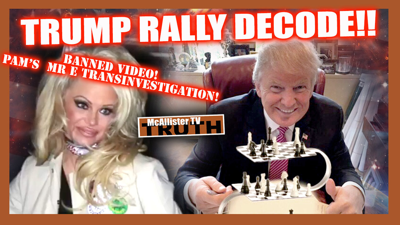 POTUS RALLY DECODE! ELLEN DEGENERES PILLOWS! MR E...PAM ANDERSON BANNED VIDEO! 30-3-2022