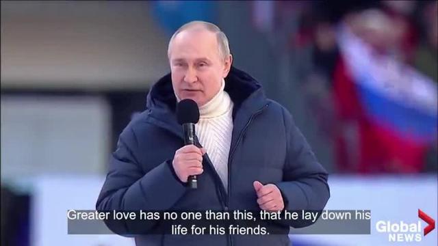 PUTIN´S SPEECH - "FOR PEACE WITHOUT NAZISM... FOR RUSSIA" said the Tsar 19-3-2022
