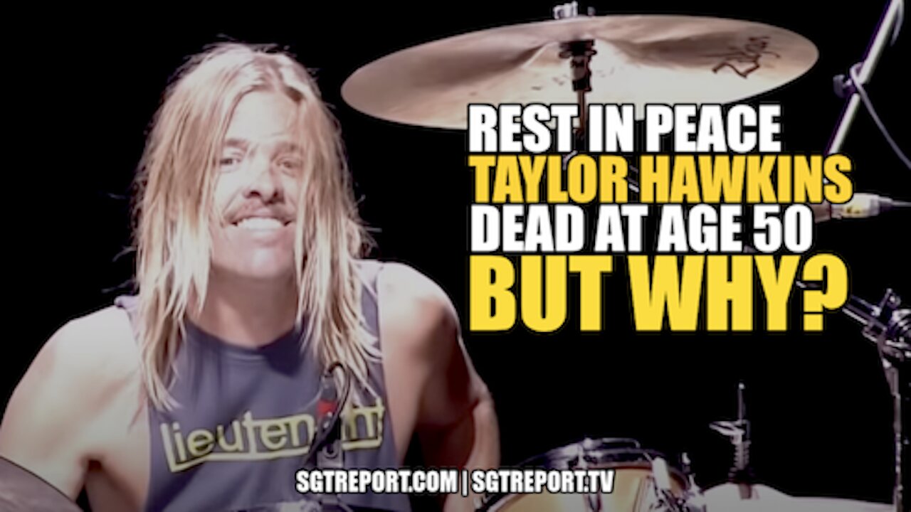 REST IN PEACE FOO FIGHTERS TAYLOR HAWKINS. DEAD AT AGE 50. BUT WHY?!? 26-3-2022