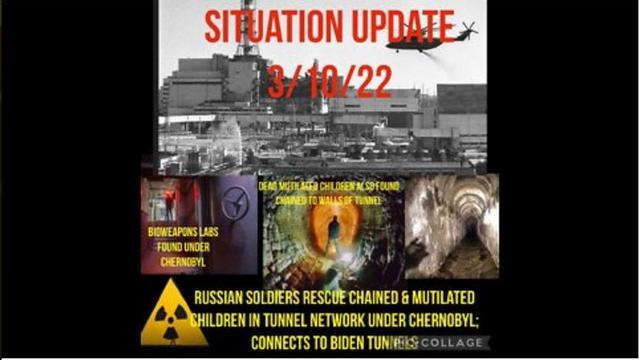 Situation Update: Chernobyl Underground Tunnels! Russian Soldiers Rescue Children Chained in Tunnels 10-3-2022