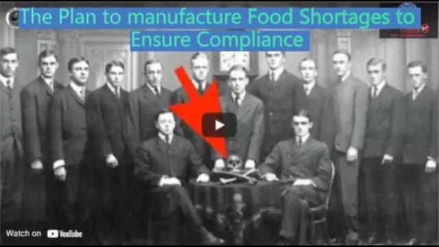 The Plan to manufacture Food Shortages to Ensure Compliance 18-3-2022