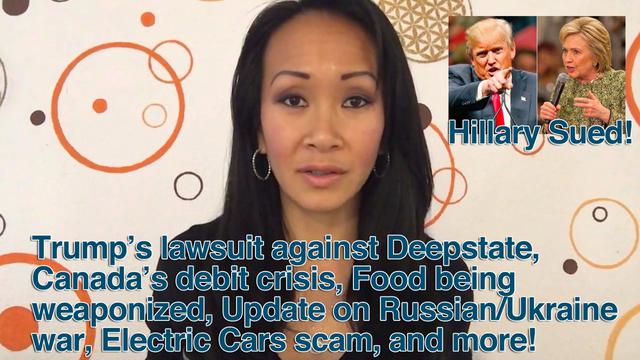 Trump’s lawsuit against Deepstate, Canada’s debit crisis, Food being weaponized, Update on Russian 27-3-2022
