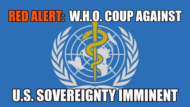 RED ALERT WARNING: W.H.O. COUP AGAINST U.S. SOVEREIGNTY IMMINENT!! 24-4-2022