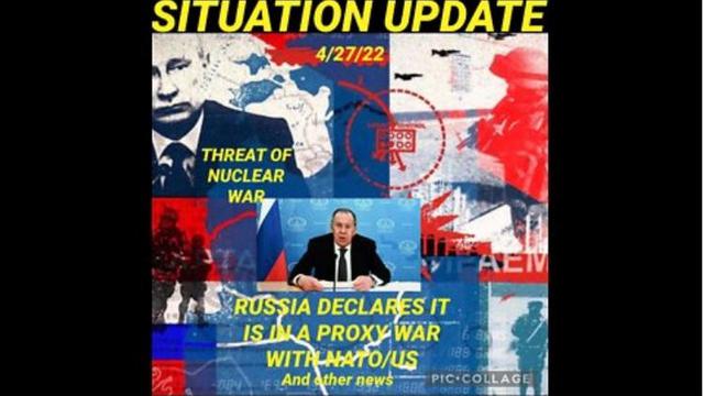 Situation Update: Russia Officially Declares War With NATO/US! Weapons Supplied To Ukraine Create 28-4-2022