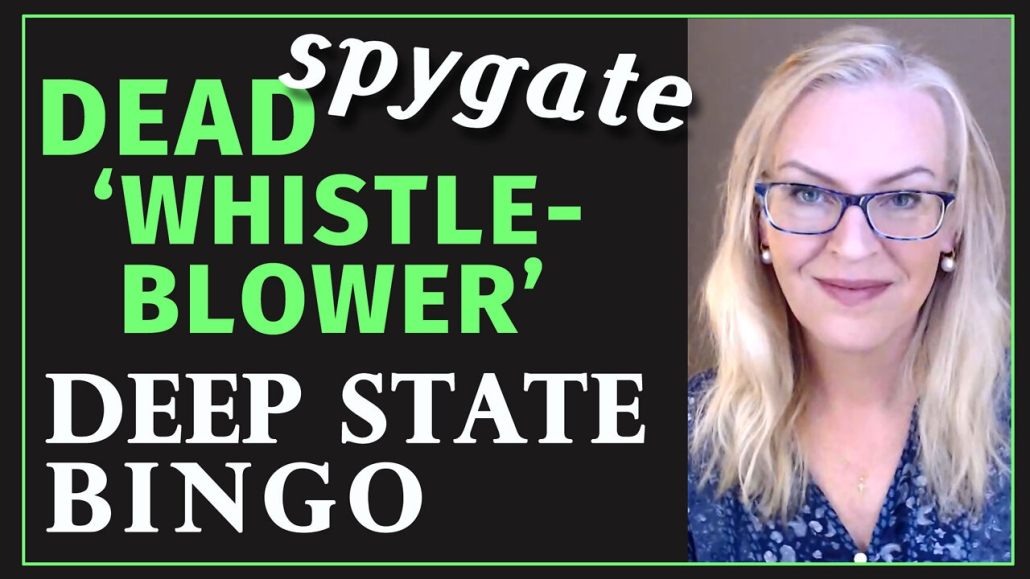 Dead Spygate Whistleblower played Deep State BINGO 5-5-2022
